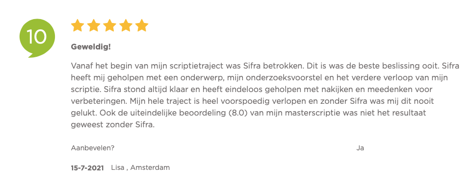 Review Studielab Sifra